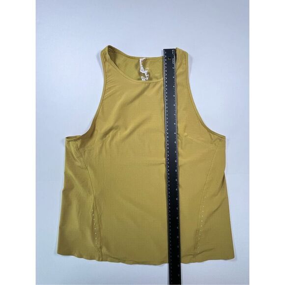 Lululemon Lightweight Stretch Reflect Running Tank Top Auric Gold Size 6 W1DHIS - Picture 9 of 9